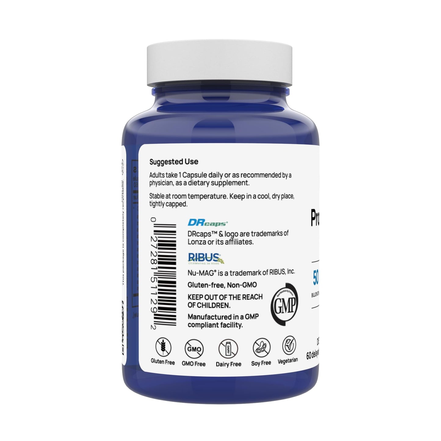 UGN 50 Billion CFU Probiotics, 12 Strains Delayed Release Probiotic Supplement for Digestive & Gut Health, Gluten-Free & Vegan Caplets, 60 Caplets