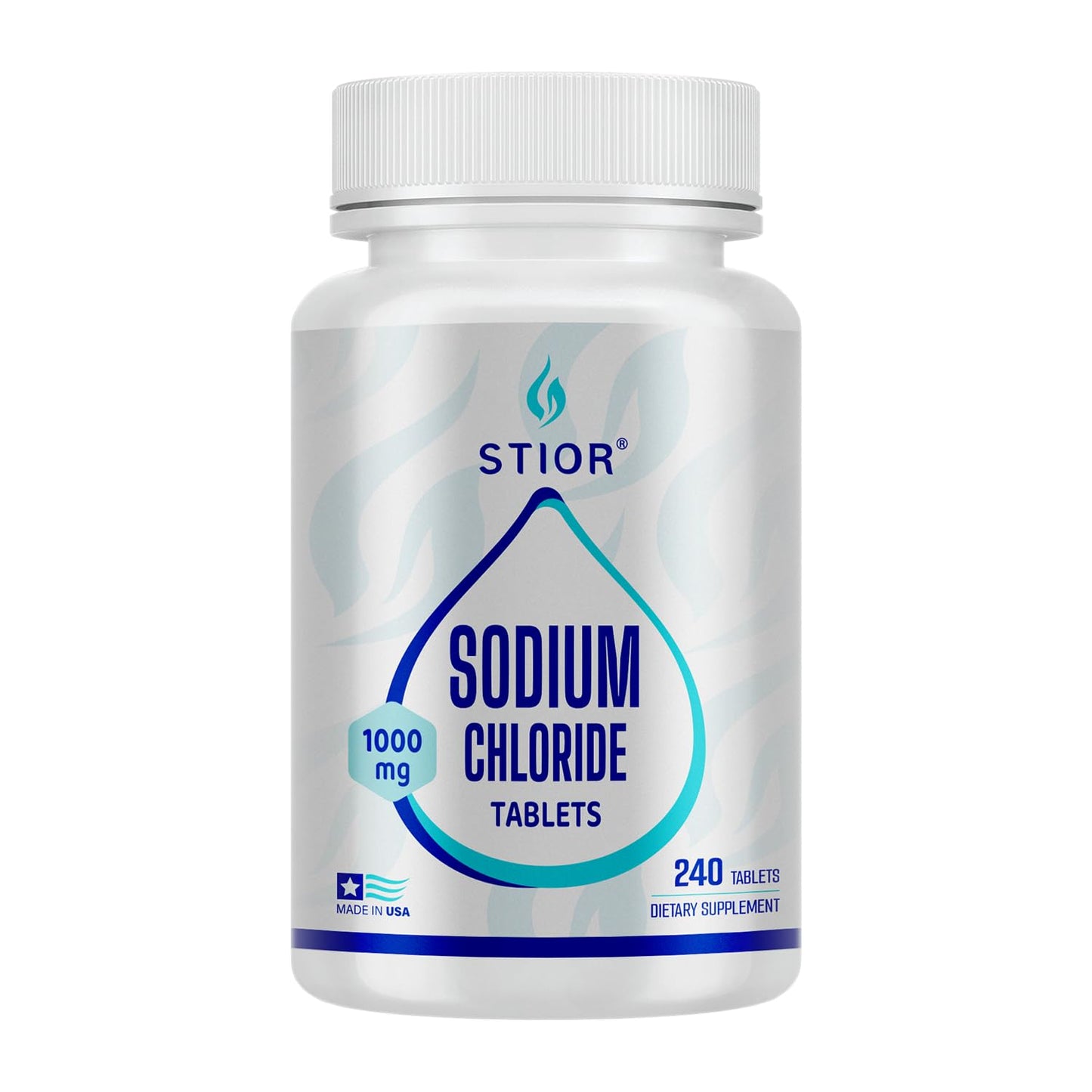 STIOR Sodium Chloride Tablets 1000mg, 240 Tablets