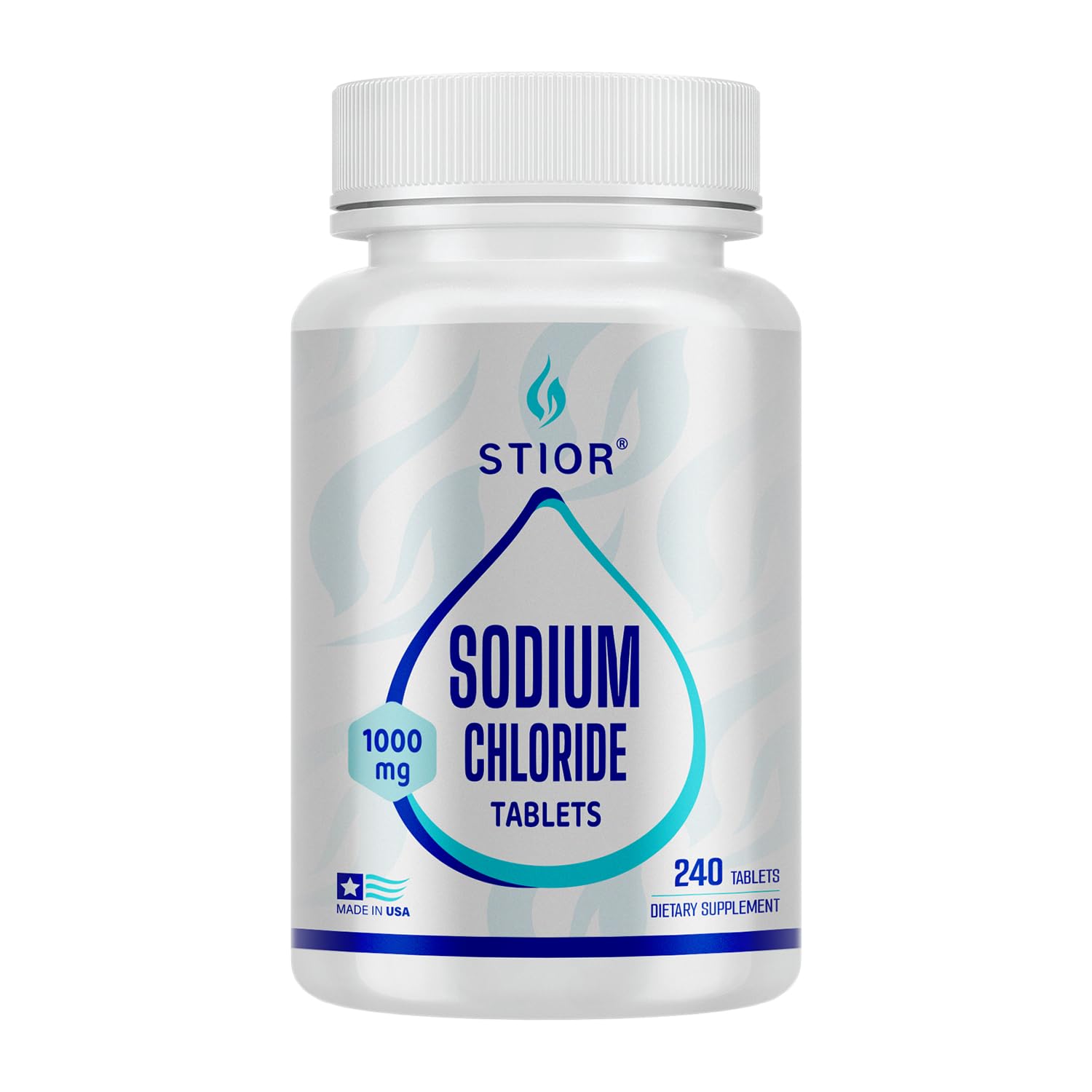 STIOR Sodium Chloride Tablets 1000mg, 240 Tablets