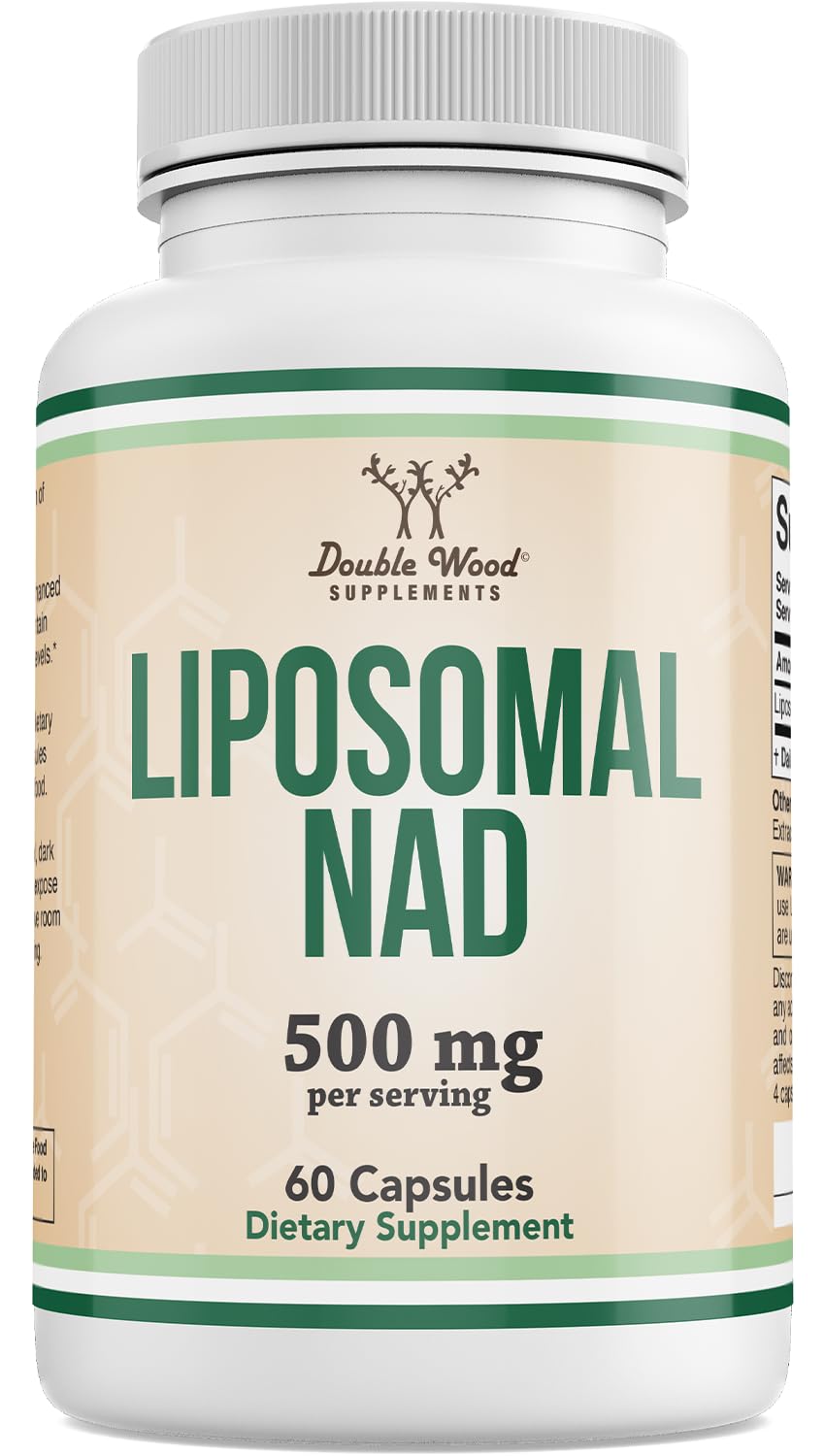 Double Wood Supplements Liposomal NAD+ Supplement Capsule 60 Count