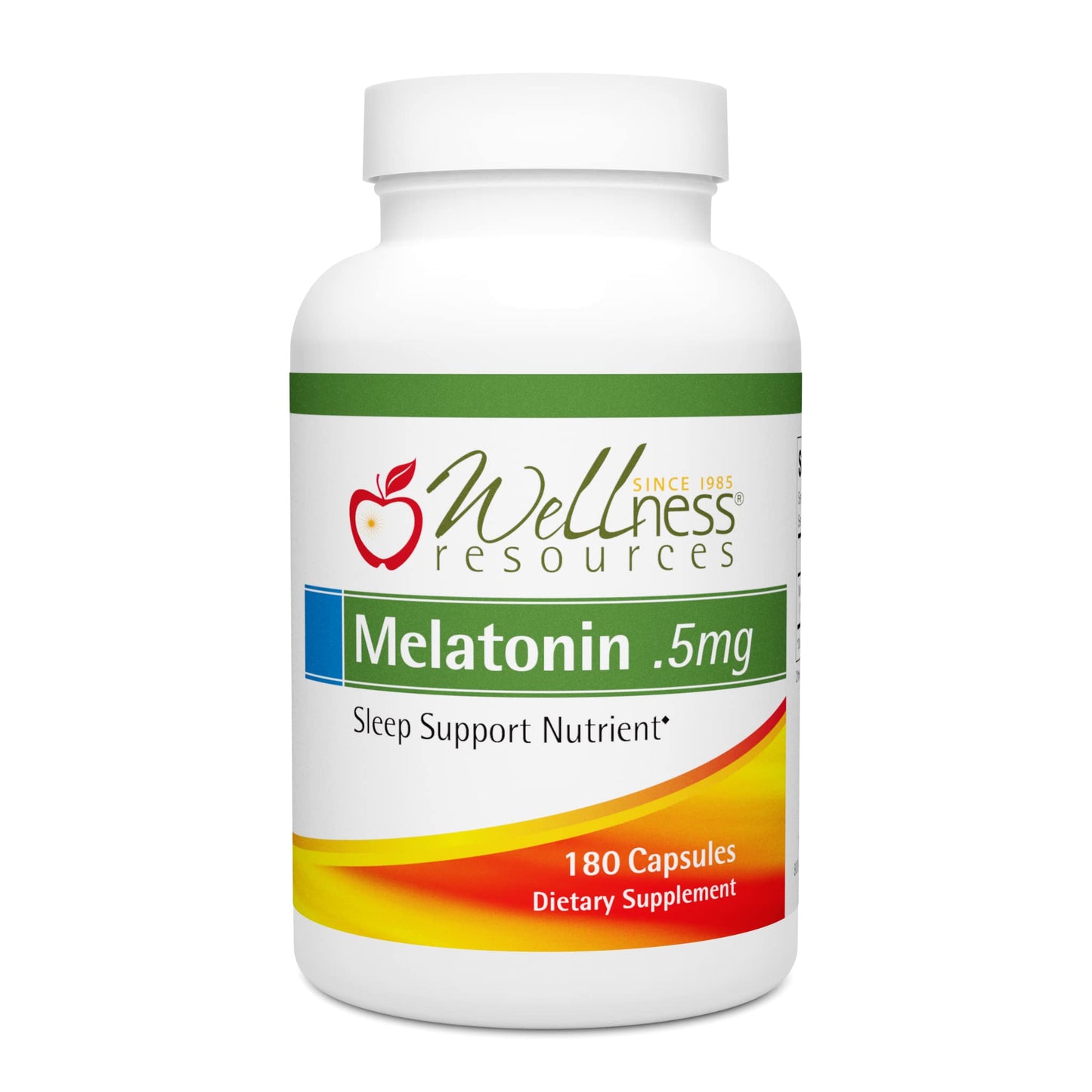 Wellness Resources Melatonin 0.5mg Capsules, 180 Capsules