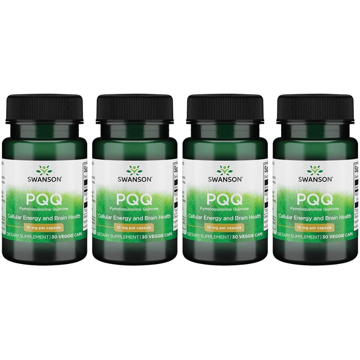 Swanson PQQ Pyrroloquinoline Quinone 10 mg Vegan Capsules, 120 Count