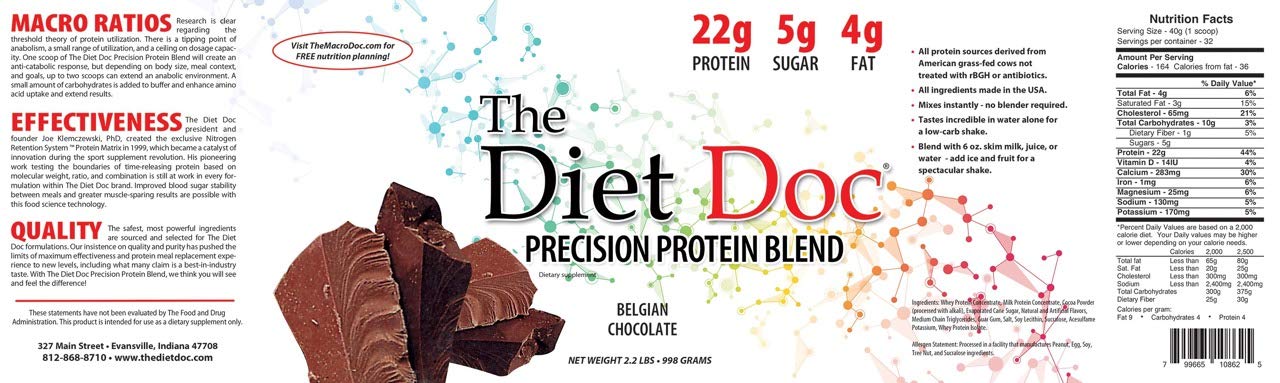 The Diet Doc Precision Protein Blend Protein Powder 1
