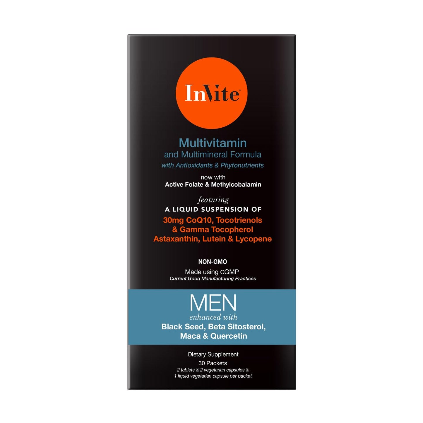 Invite Health Men’s Multivitamin Capsules, 60 Count