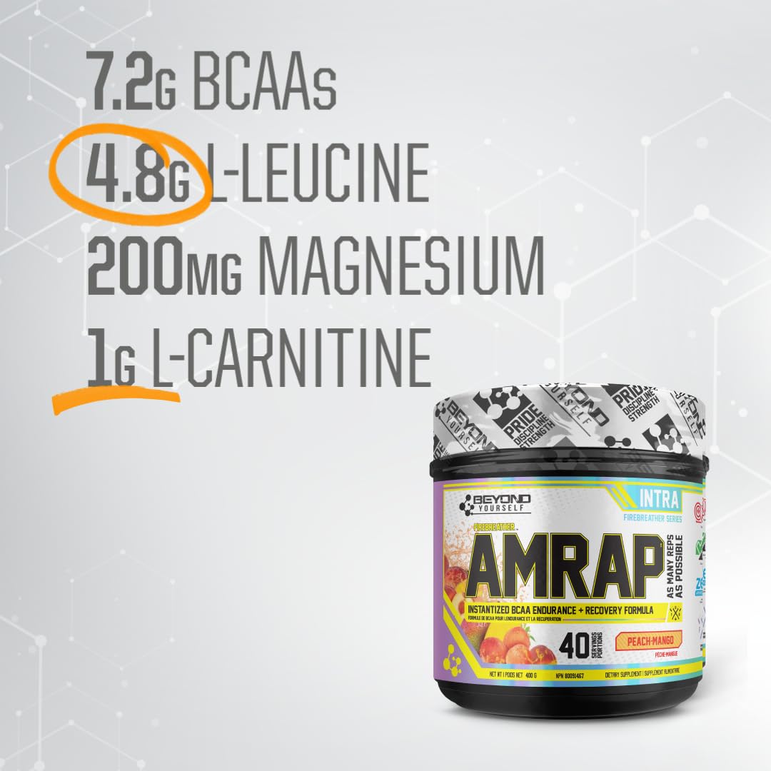 Beyond Yourself AMRAP Peach Mango Powder, 14 Ounces