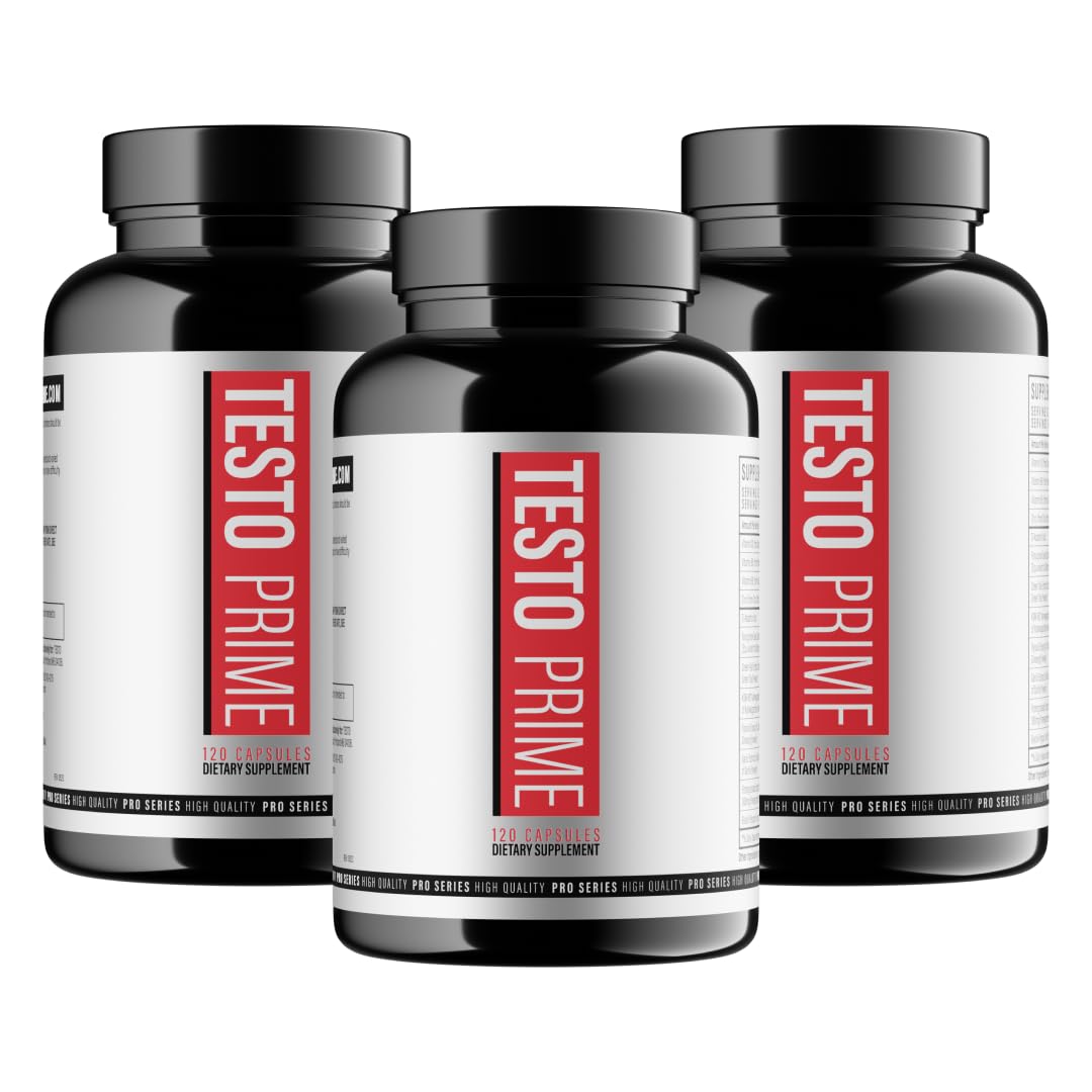 TestoPrime Testosterone Booster for Men Capsules 120