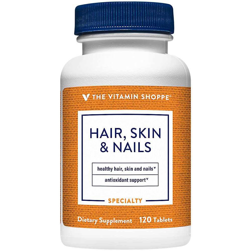 The Vitamin Shoppe Biotin 400mcg Tablets, 120 Count