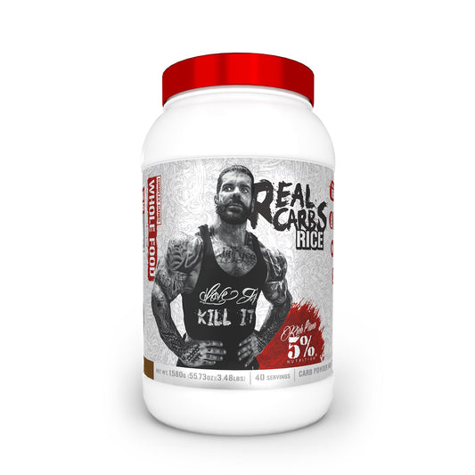 5% Nutrition Rich Piana Real Carbs Rice with Real Food Complex Carbohydrates Powder, 40 Servings