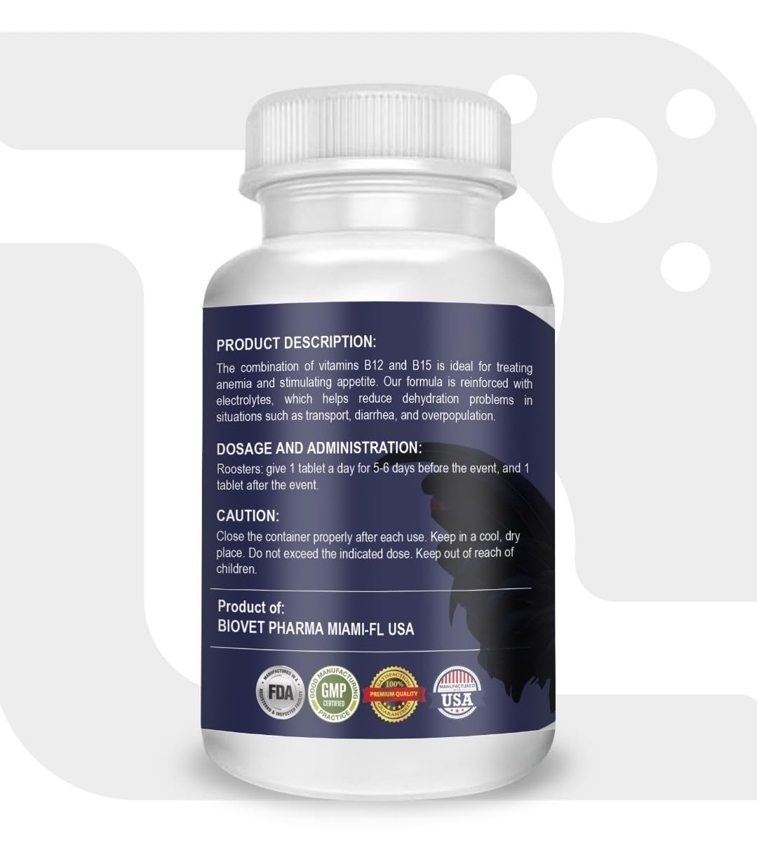 NUTRI-LINE B12 B15 for Roosters Tablets 100