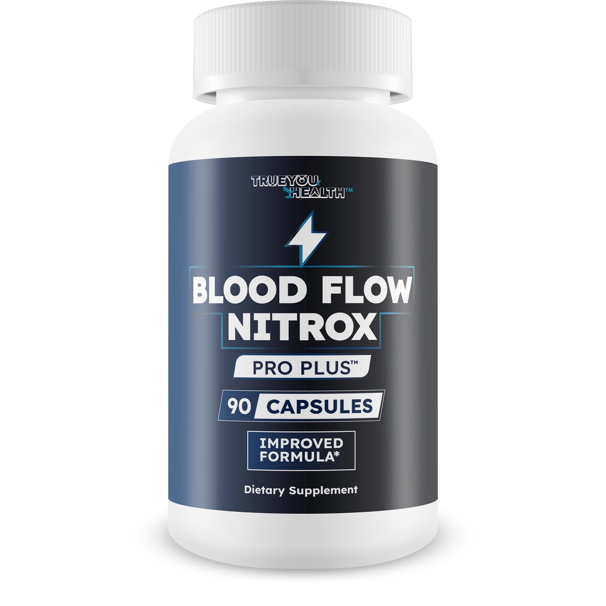 True You Health Blood Flow Nitrox Pro Plus Capsules, 90 Count