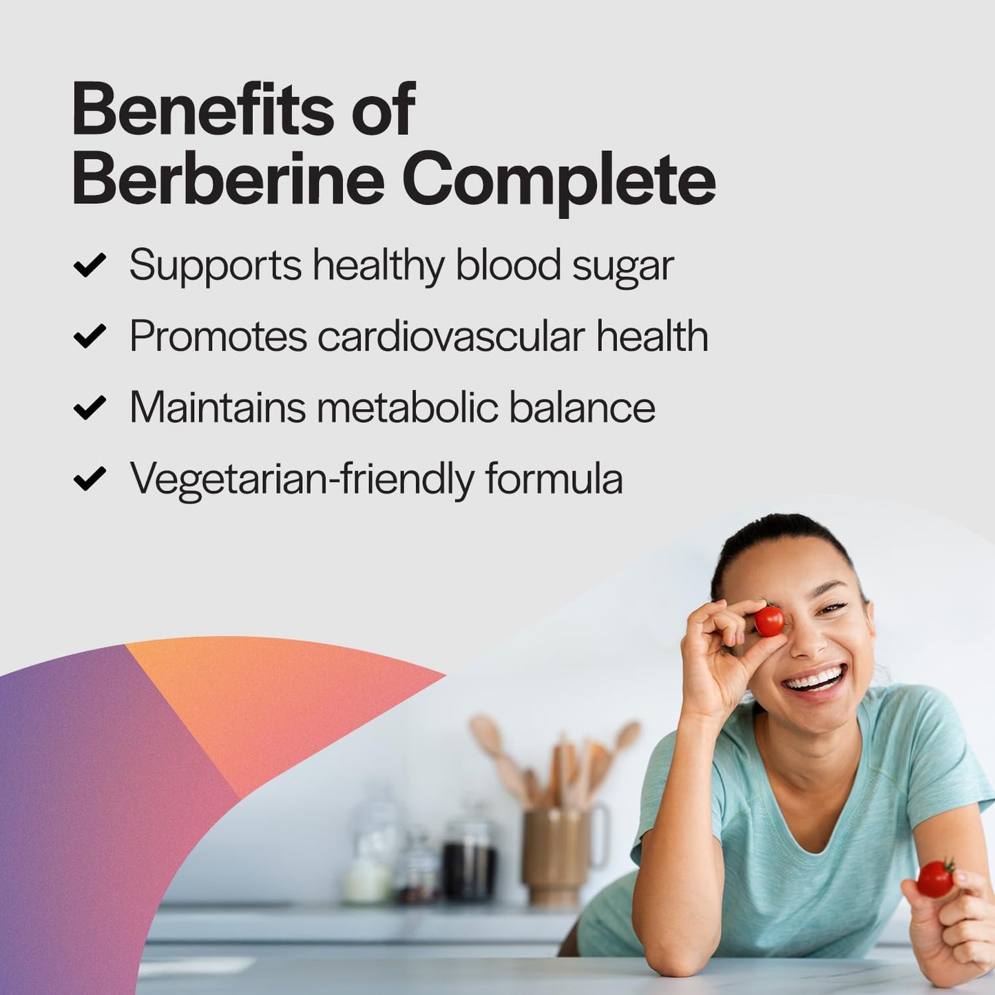 PureFormulas Berberine Complete Enhanced Absorption Berberine Supplement 500mg, 120 Vegetarian Capsules
