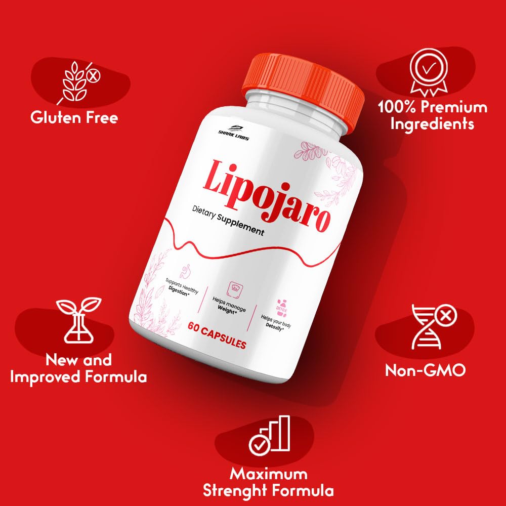 Shark Labs LipoJaro Capsules, 60 Count
