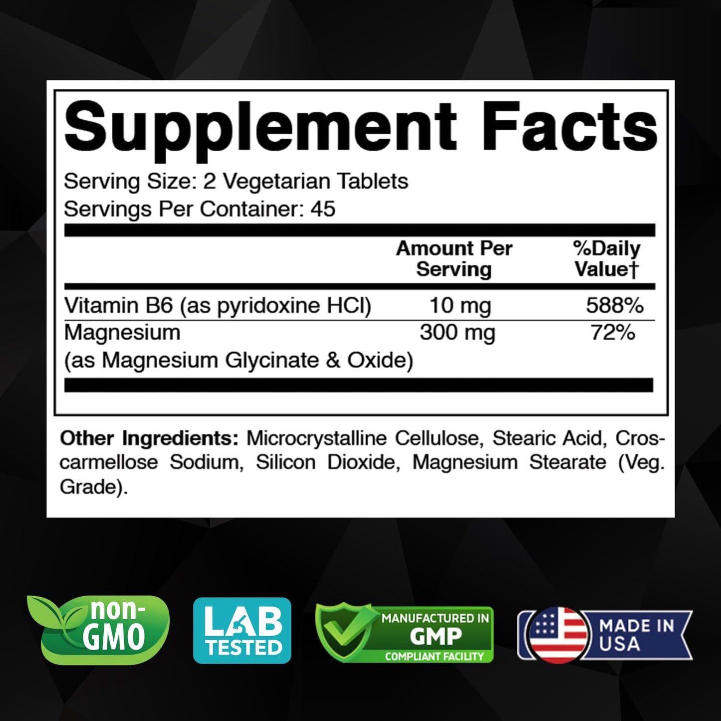 Vitabod Magnesium Glycinate 1000 mg Tablet, 180 Tablets
