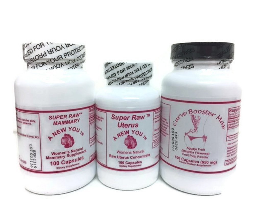 SOR, Inc. Mammary, Uterus and Curve Booster Pack for Crossdressing Men and Trans-Women Capsule 1