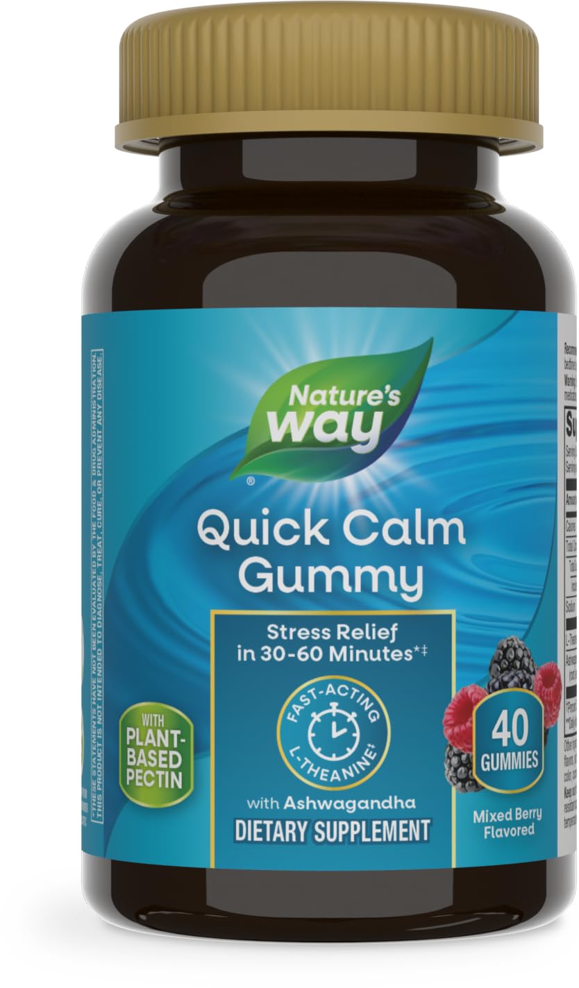 Nature's Way Quick Calm Gummies 40 Count