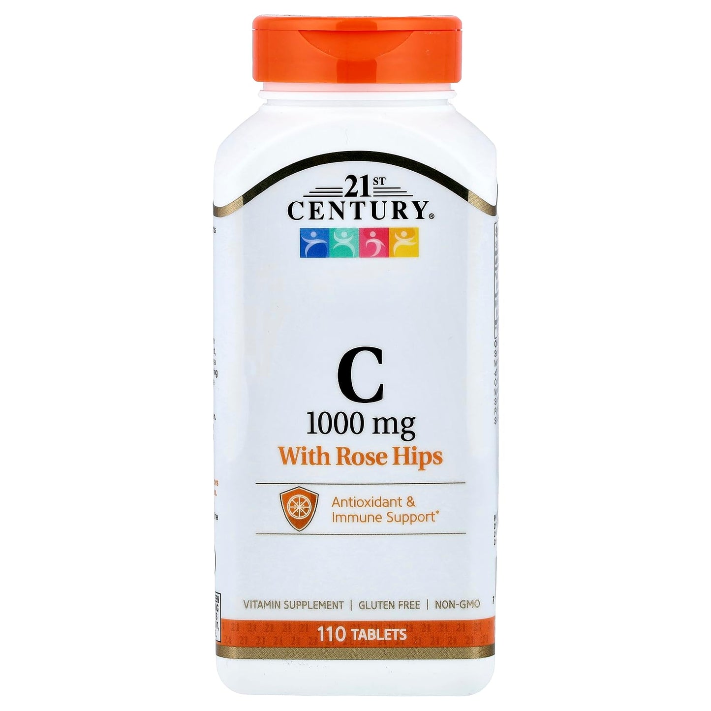 21st Century Natural C 1000 with Rose Hips Tablets, 110 Count
