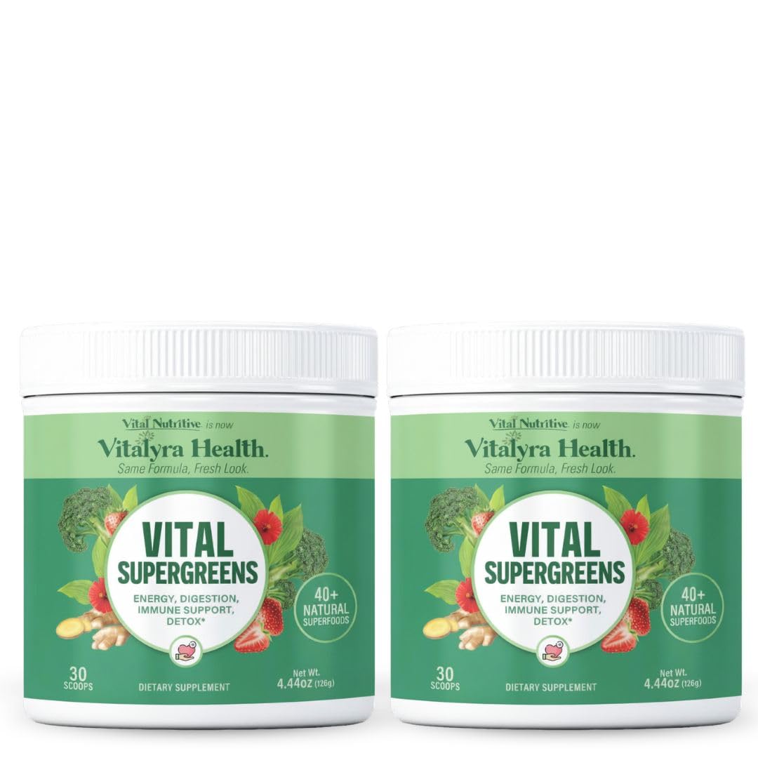 VITAL NUTRITIVE Super Greens Powder, 8.88 oz