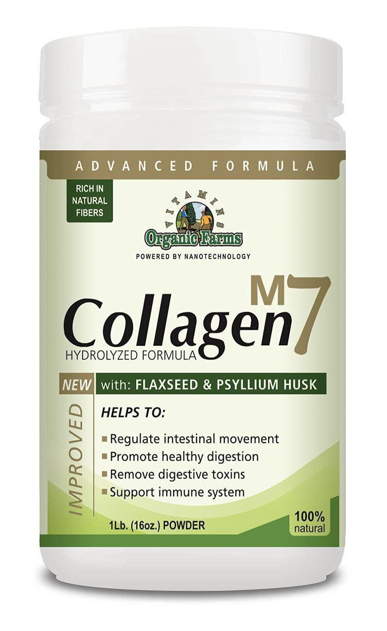 Organic Farms Vitamins Collagen M7 Powder 16 oz