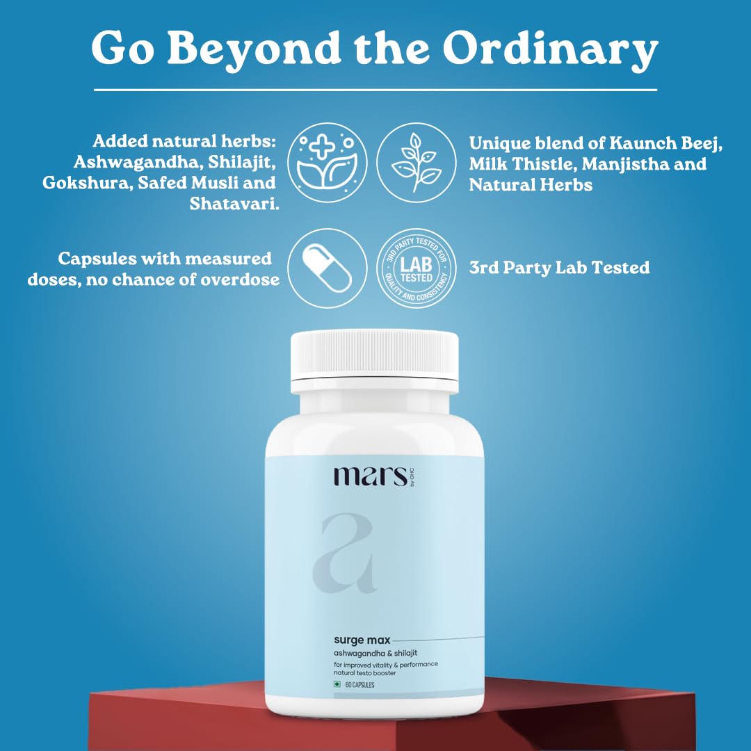mars by GHC Natural Surge Max Capsules Capsule, 1 Count