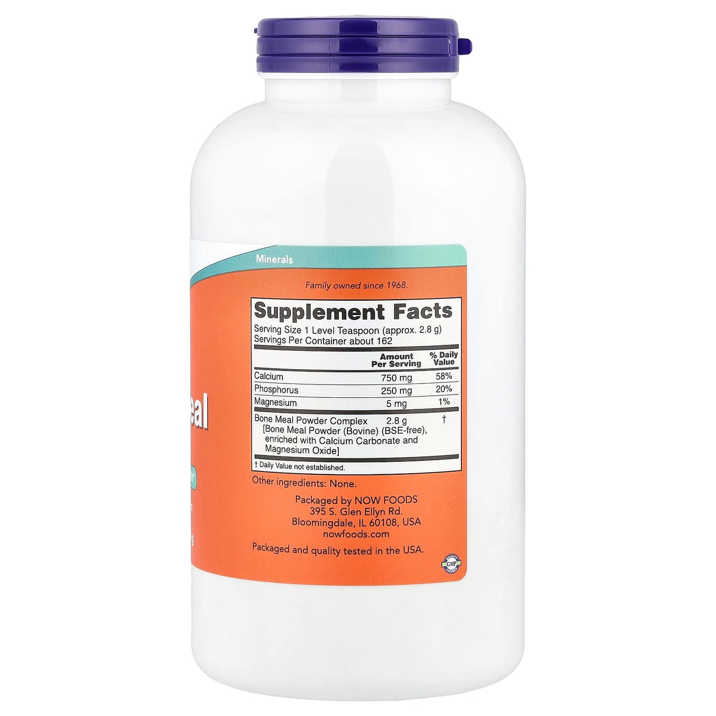 NOW Foods Bone Meal Powder 16 oz
