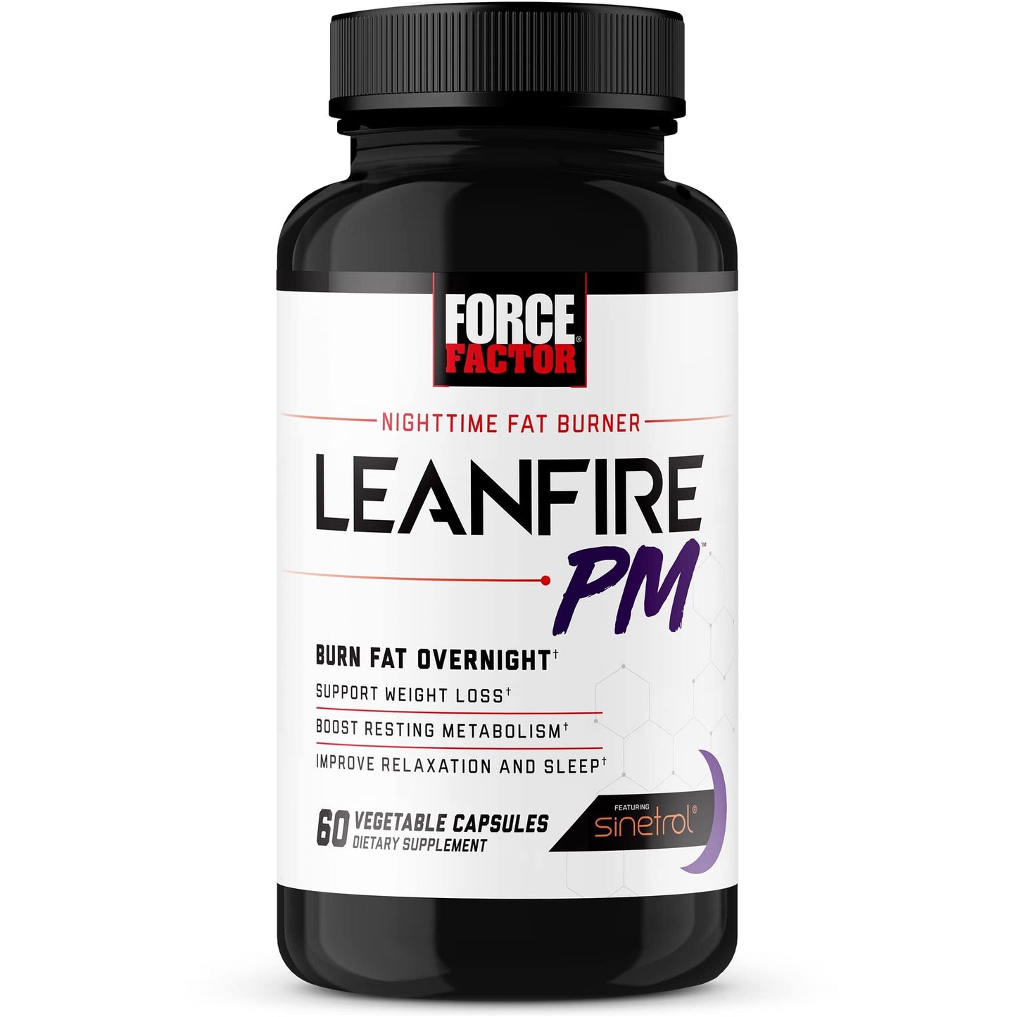 Force Factor LeanFire PM Weight Loss Pills for Women & Men 60 Capsules