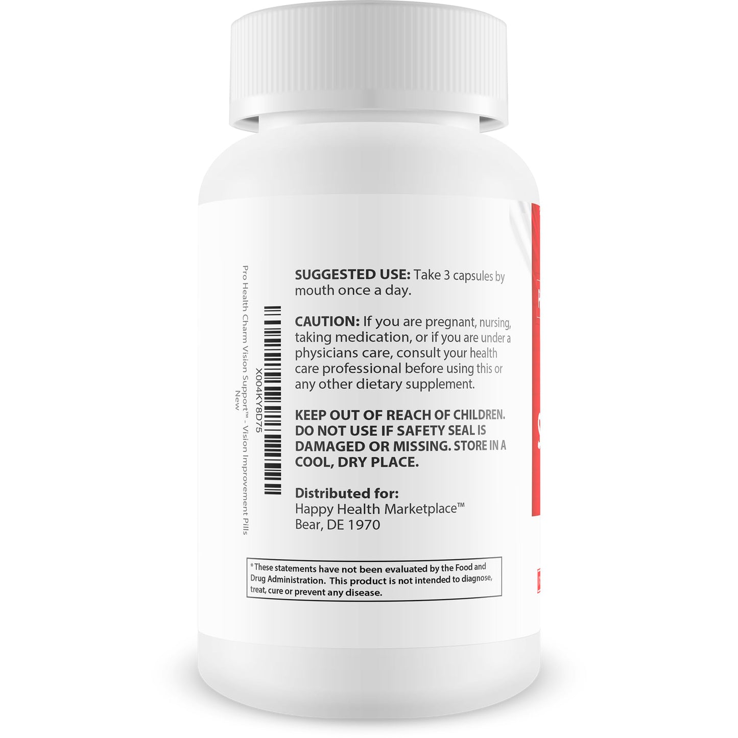 Happy Health Marketplace Pro Health Charm Vision Support 90 Capsules