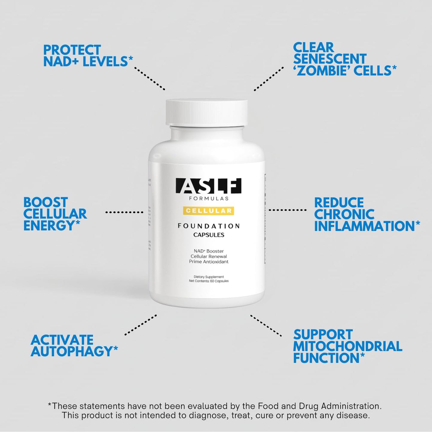 ASLF Formulas Foundation Capsules, 60 Capsules