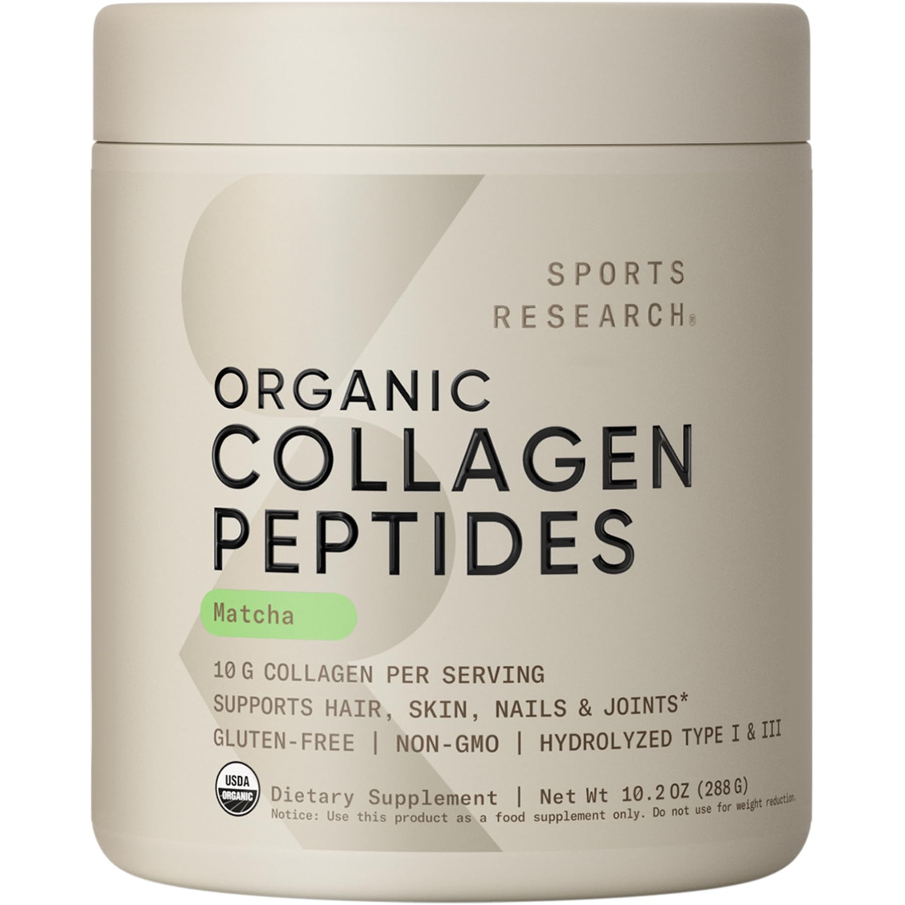 Sports Research Collagen Peptides Powder 10.2 oz