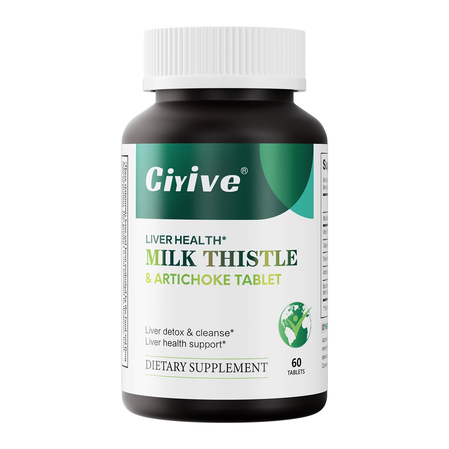 Generic Ciyive Liver Health Supplement Tablets, 60 Count