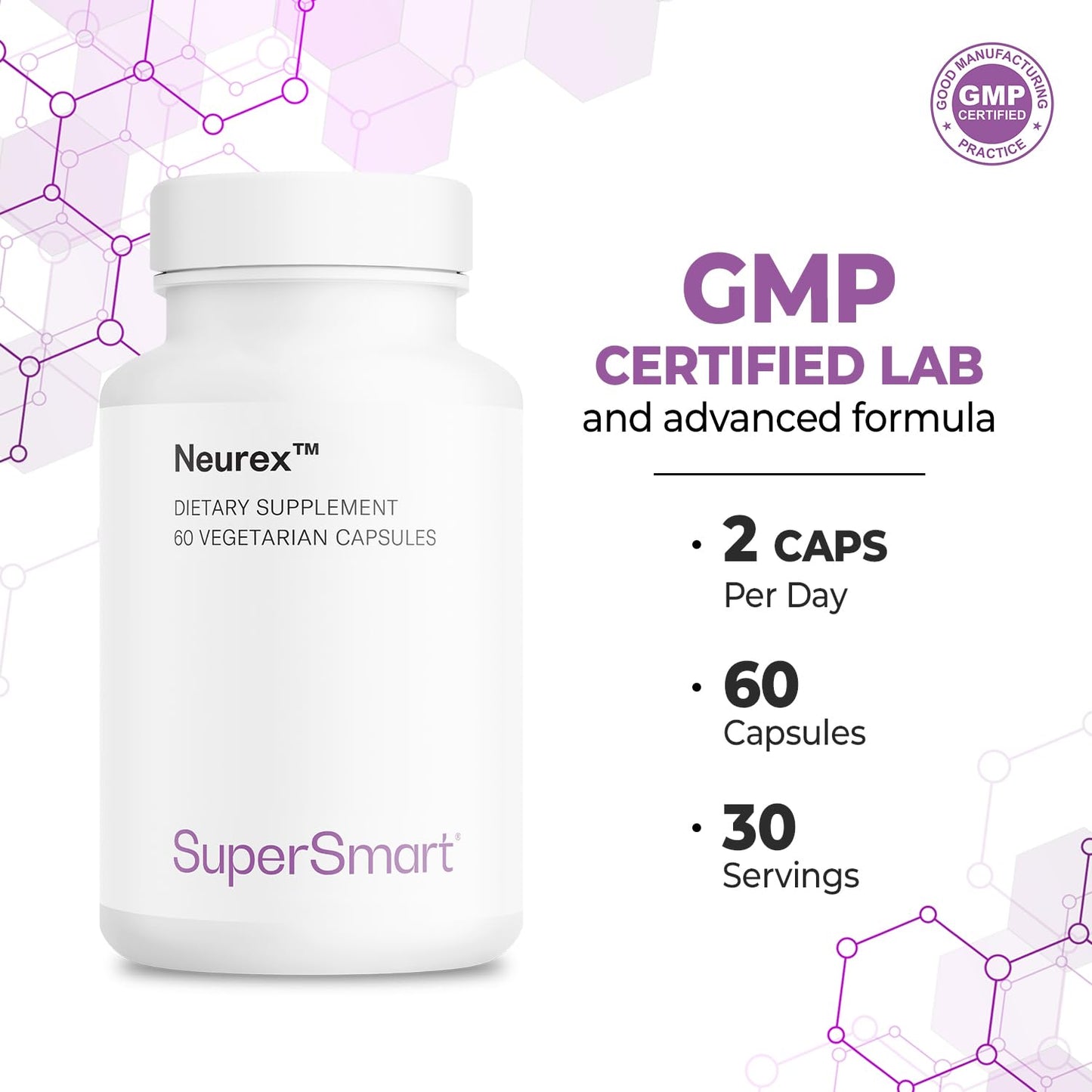 Supersmart Neurex Capsule, 60 Capsules