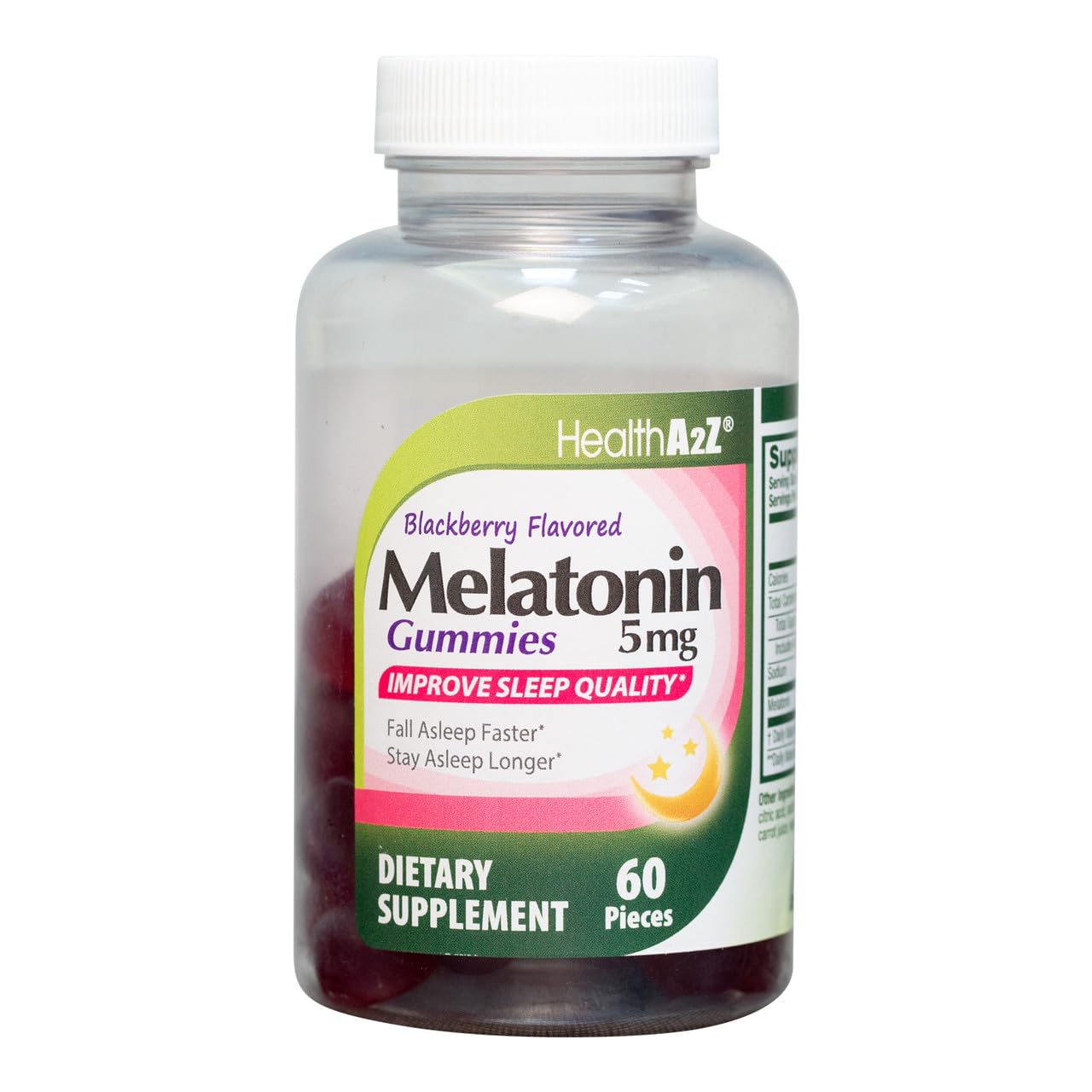 NutraA2Z Melatonin (Sleep) 2.5mg Gummy, 60 Gummies