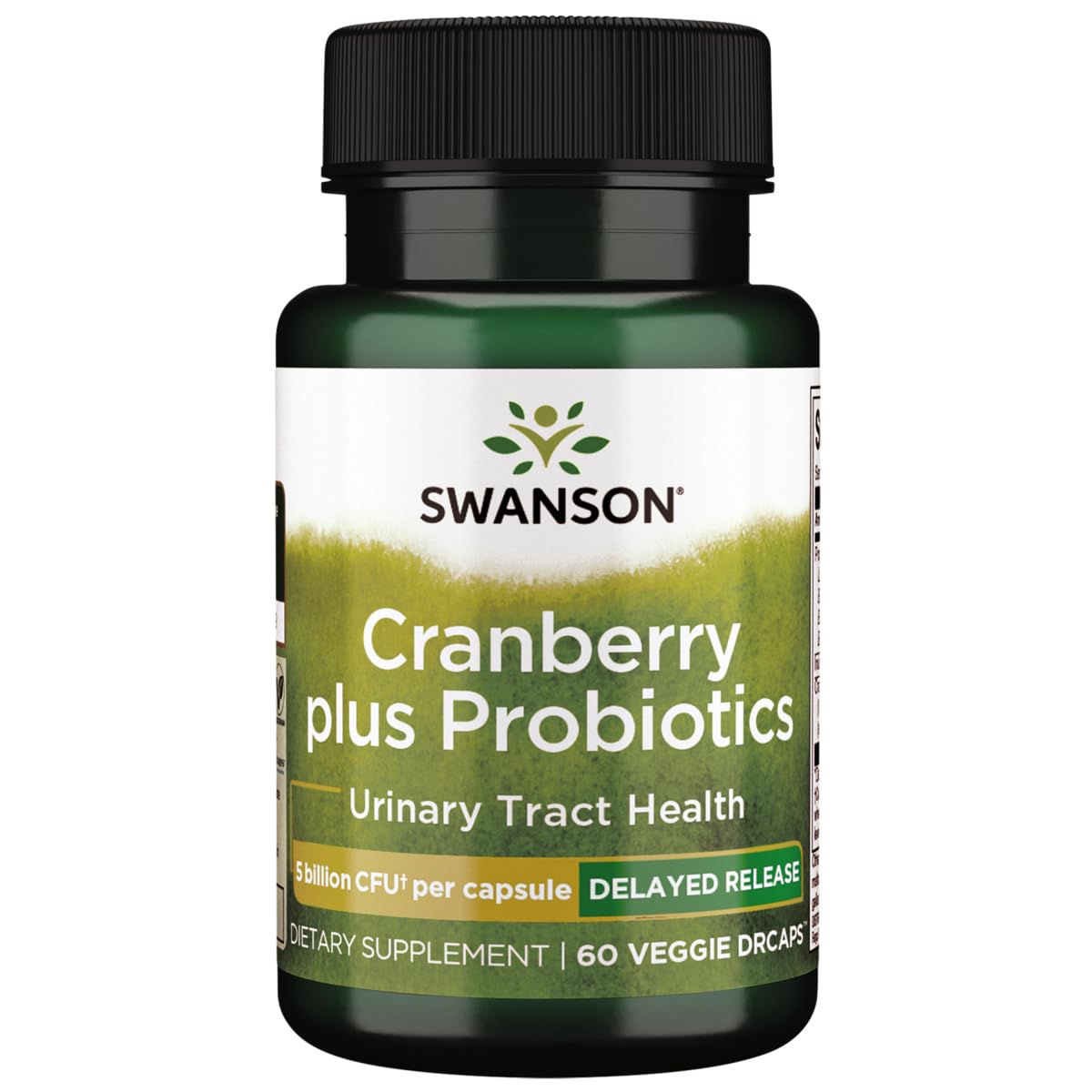 Swanson Cranberry Probiotic 5 Billion CFU Capsules, 60 Count