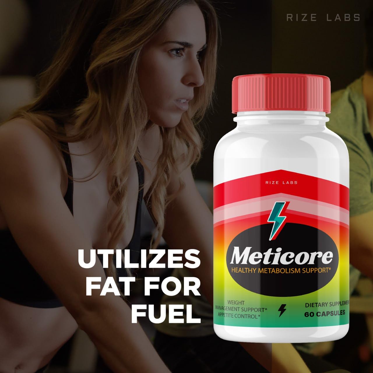 rize labs Meticore Weight Loss Supplement Capsules, 60 Count