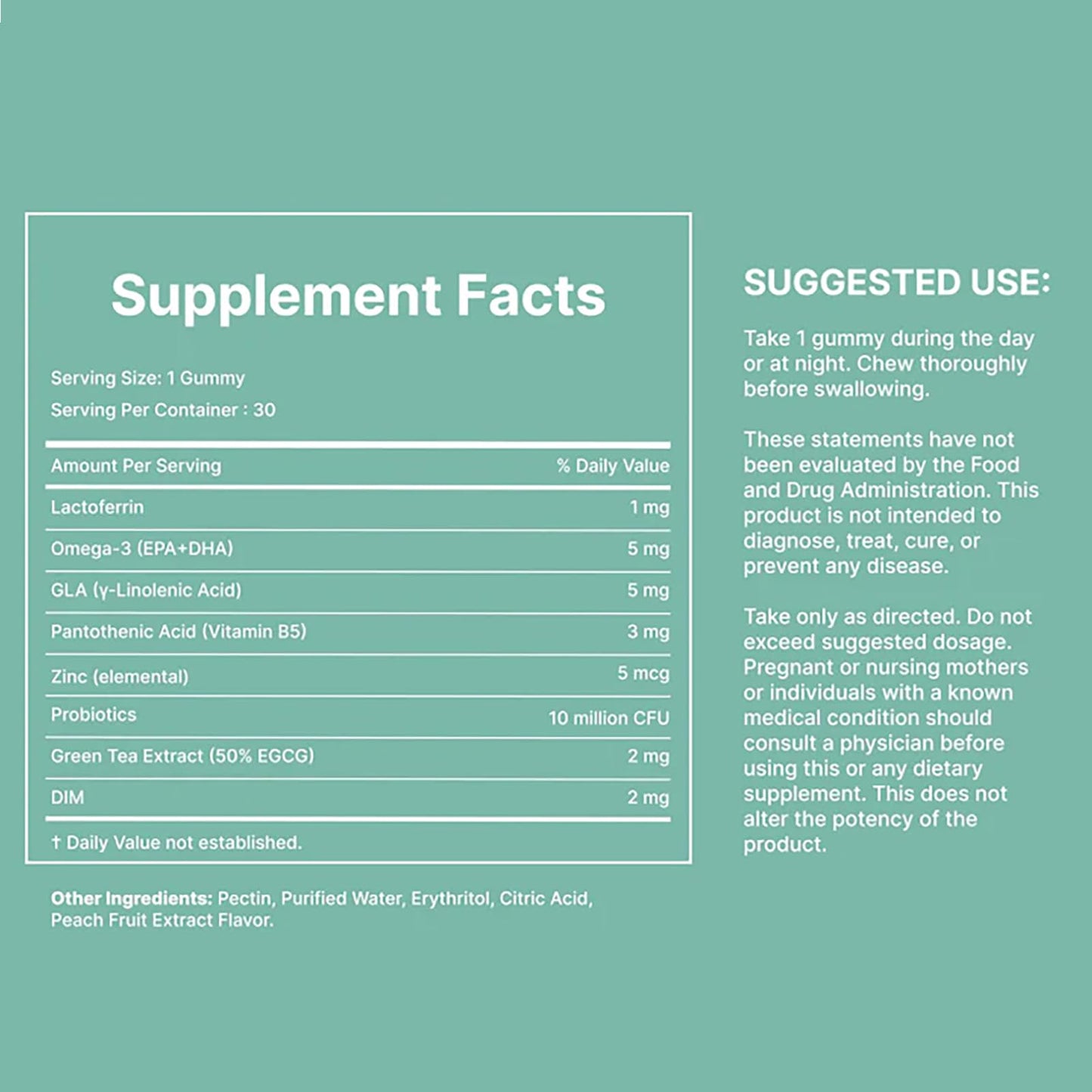 Lysa Ritual Reset Ritual Gummies Skin Balance Inner Balance, Gummy, 1 Count