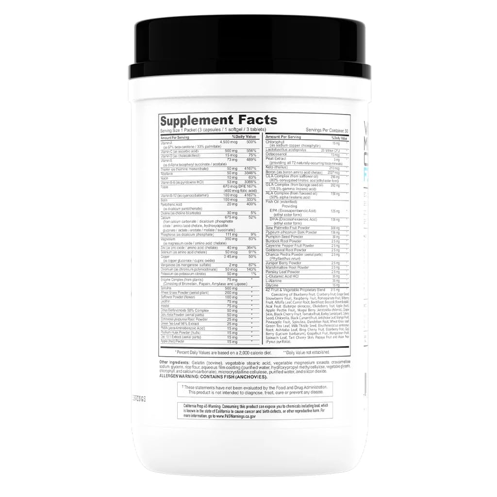 Project #1 Men's Daily Vitamin and Mineral Complex Powder 8.82 Ounces