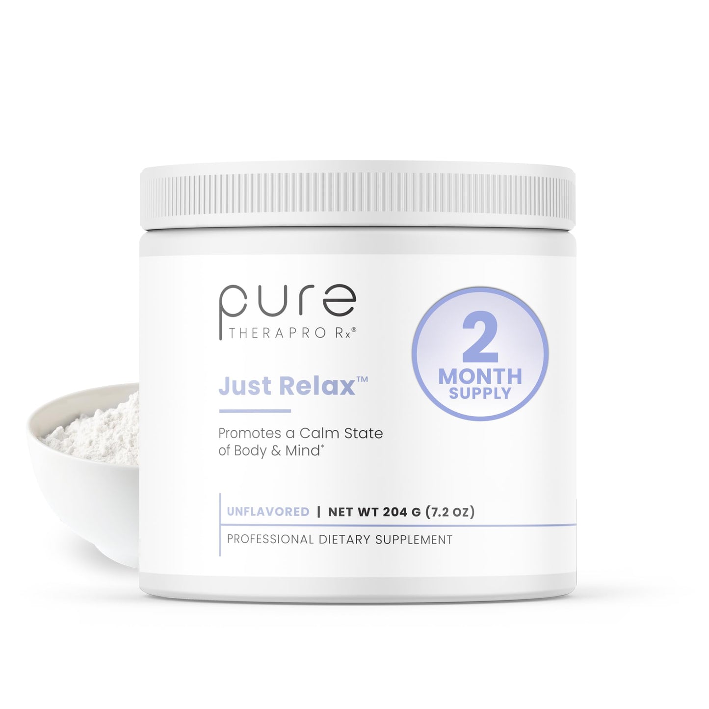 Pure Therapro Rx Just Relax Unflavored Powder 7.2 oz