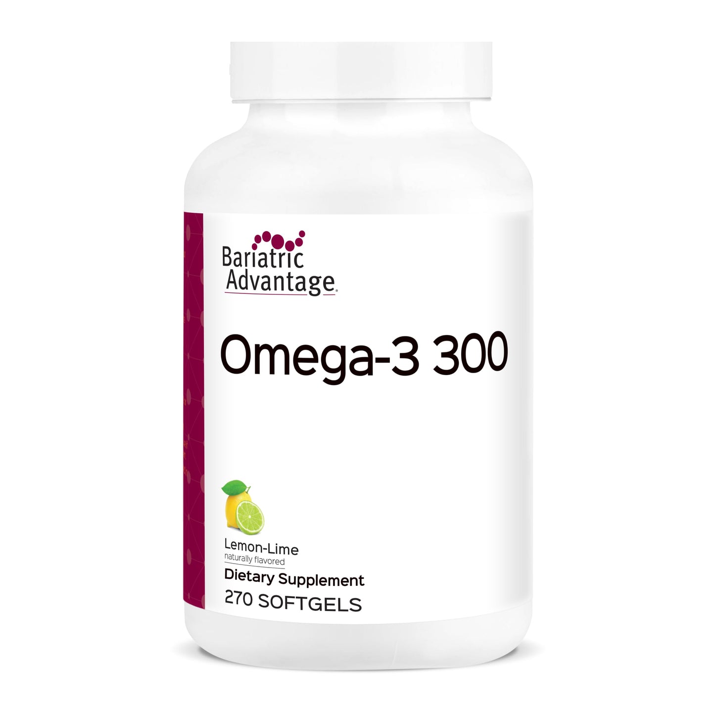 Bariatric Advantage Omega-3 300 EPA DHA Fish Oil Softgels, 270 Count
