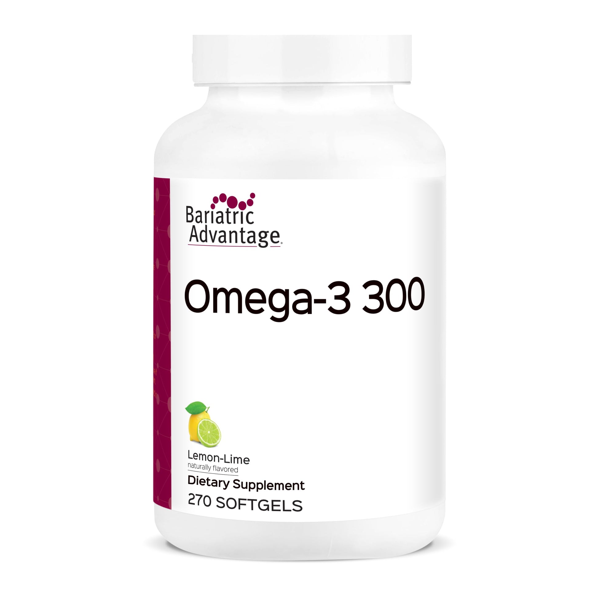 Bariatric Advantage Omega-3 300 EPA DHA Fish Oil Softgels, 270 Count