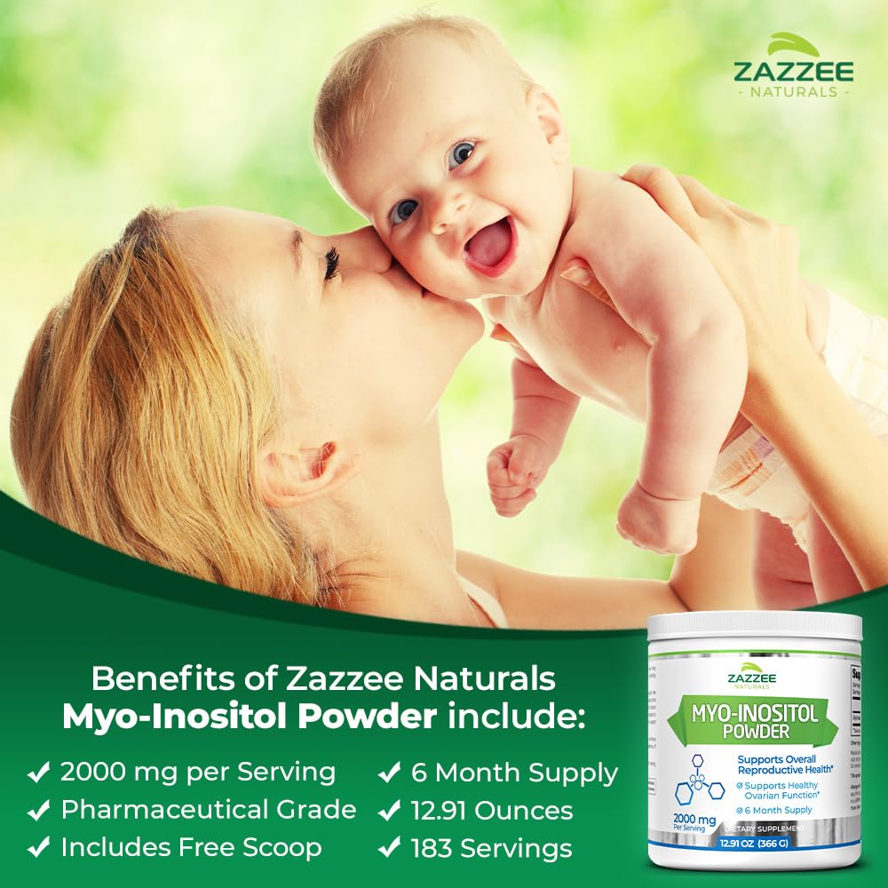 Zazzee Myo-Inositol Powder, 2