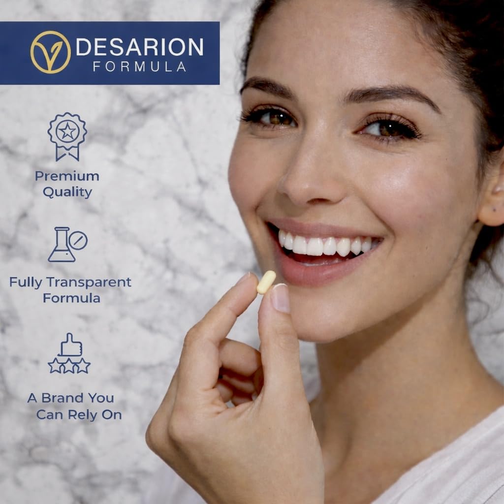 Desarion Formula S-Acetyl L-Glutathione Complex 200 mg – with Vitamin C, Alpha Lipoic Acid & Selenium – Advanced Antioxidant Support for Cellular Protection 90 Capsules