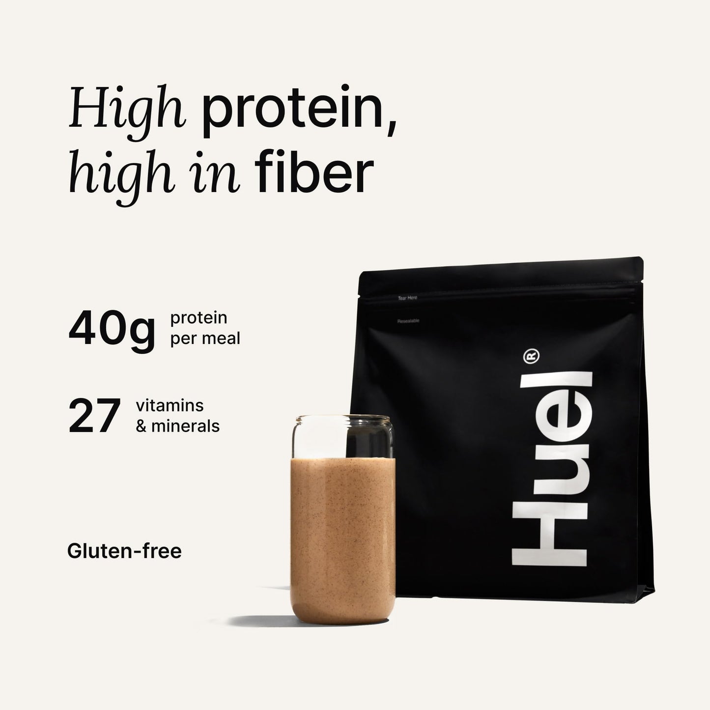 Huel Black Edition Banana 40g Vegan Protein Powder, 53.92 oz