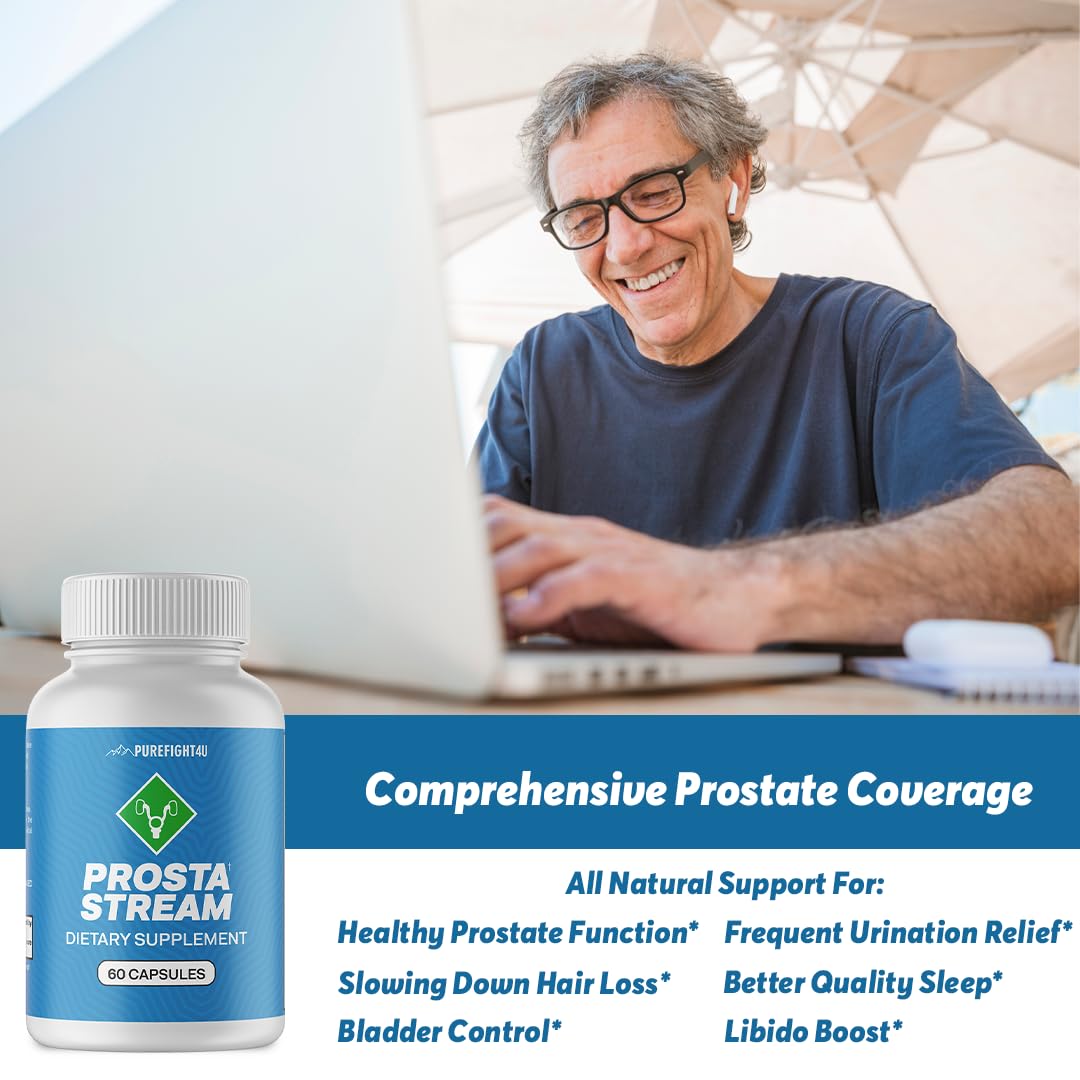PureFight4U Prosta Stream Prostate & Bladder Health Dietary Supplement Capsule 60