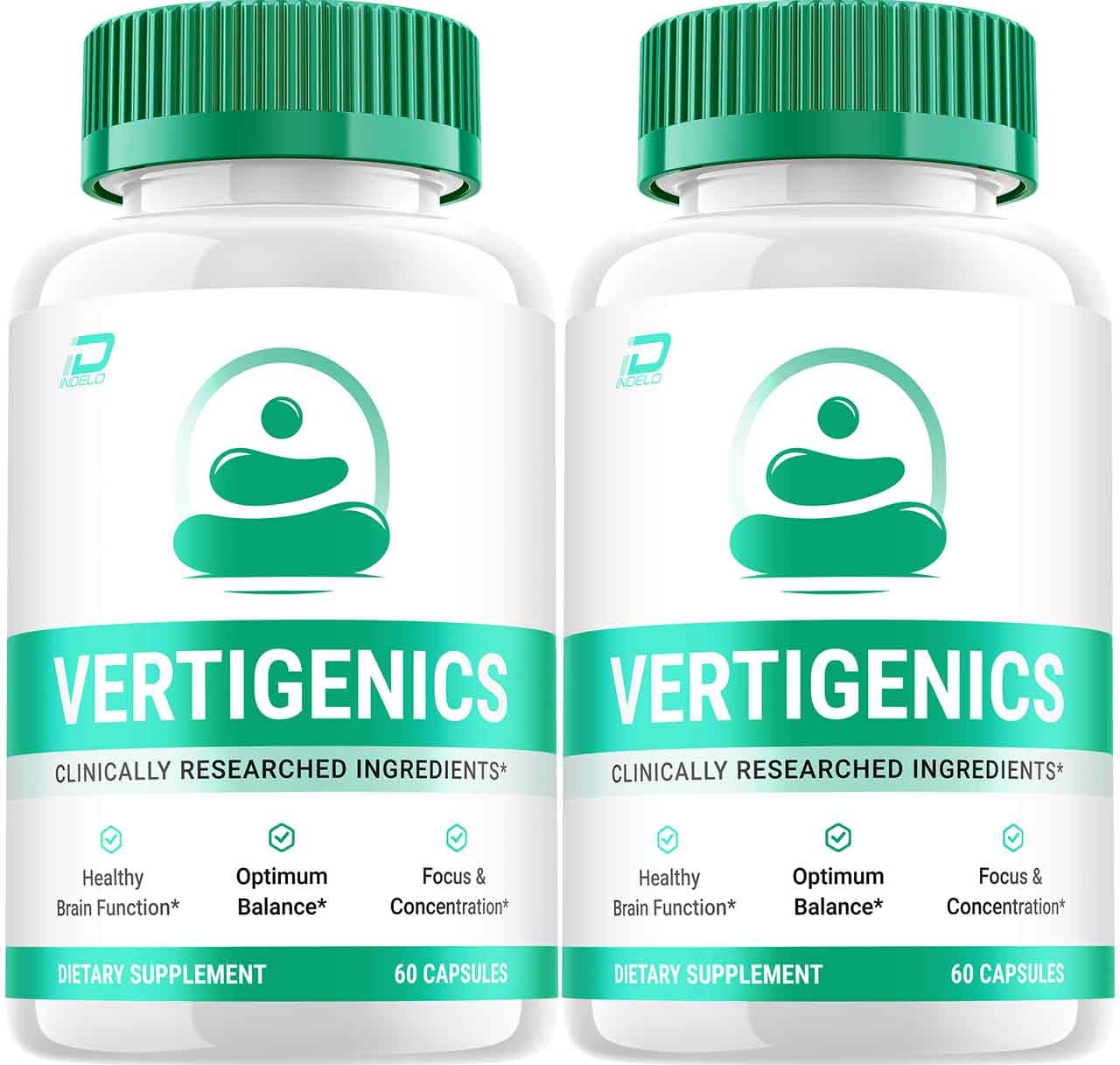 Indelo Vertigenics Brain Supplement Capsules 120 Capsules