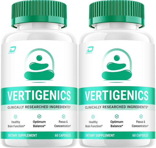 Indelo Vertigenics Brain Supplement Capsules 120 Capsules
