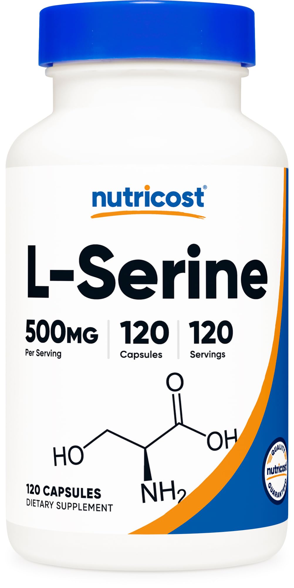 Nutricost L-Serine 500mg 120 Capsules