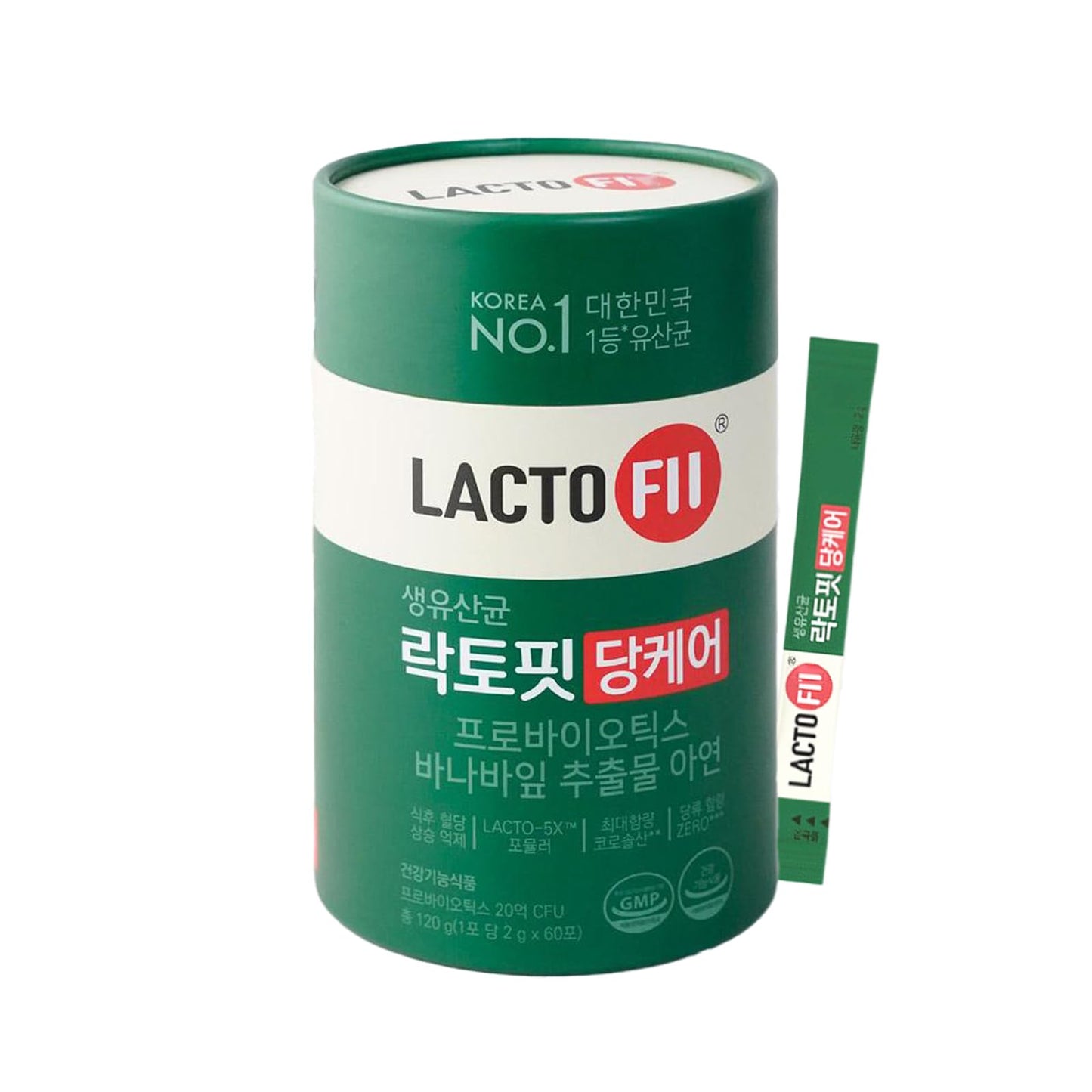 GIANANO 2 Billion CFU, Corosolic Acid, Digestive Health Support for 락토핏 Probiotic with Banaba Leaf & Zinc Powder, 8.25 oz