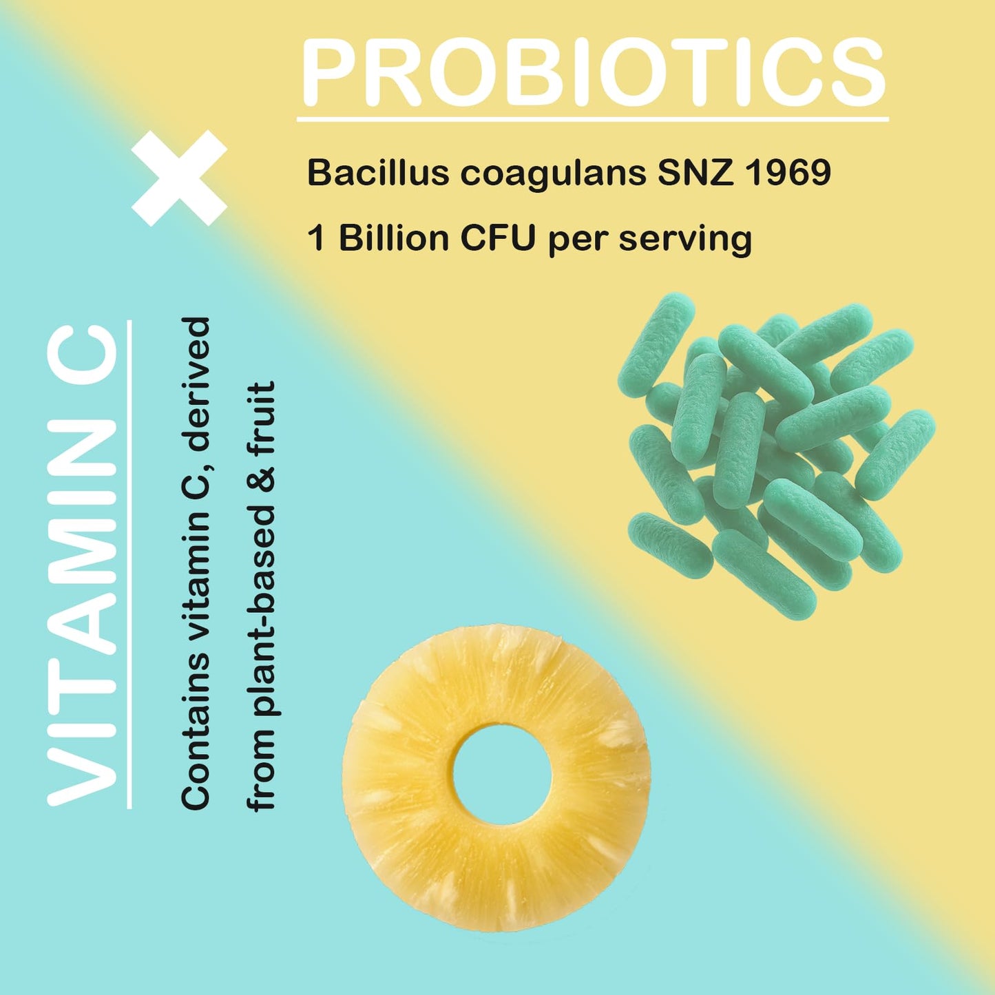 MATOP Feminine Balance Gummies for Women – Vaginal Probiotic Pineapple – 90 Gummies