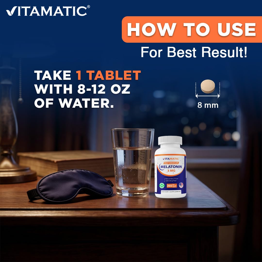 Vitamatic Melatonin 3mg 730 Tablets