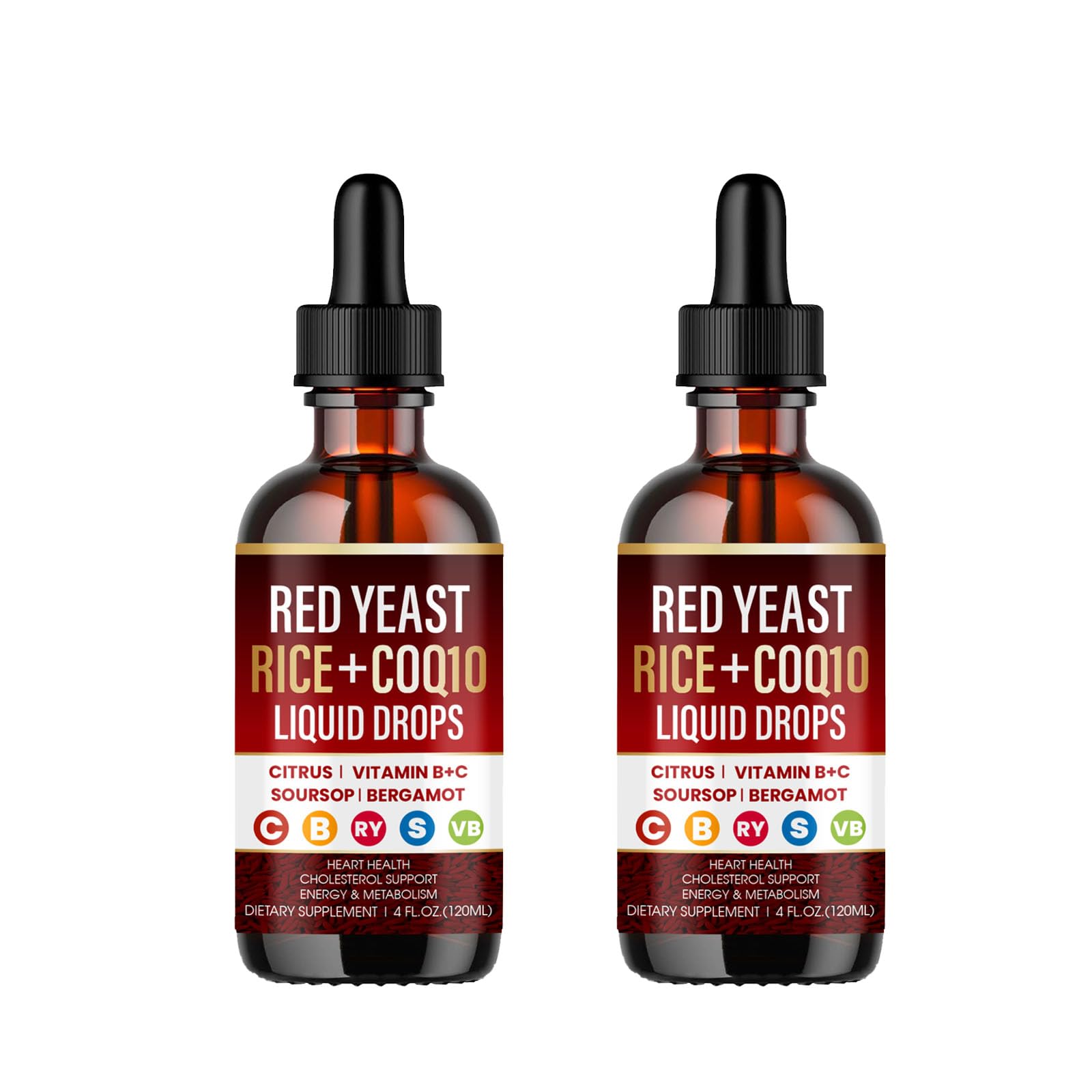 Qiyvipo Red Yeast Rice with CoQ10 Capsule, 1 Count