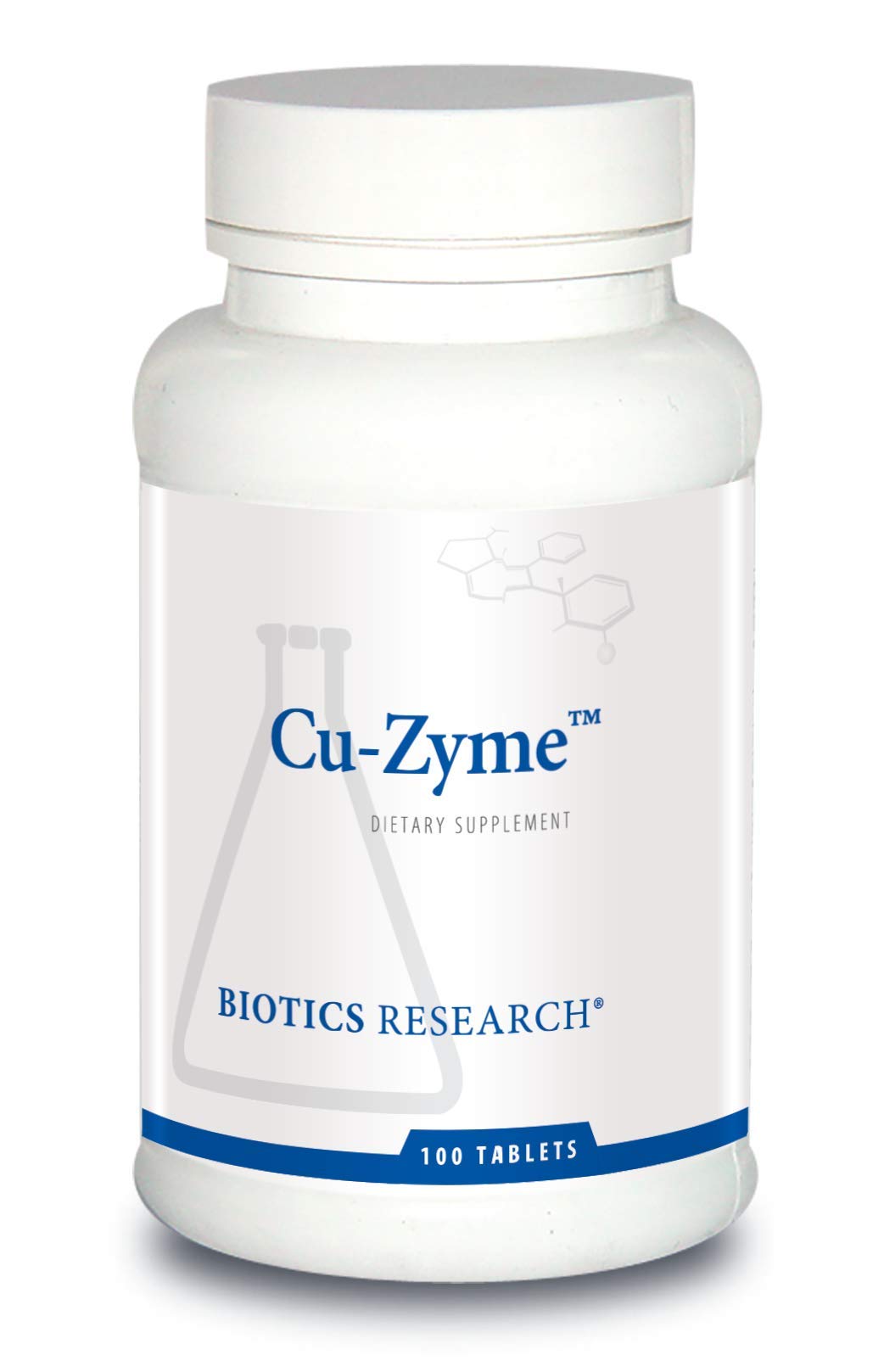 BIOTICS RESEARCH Cu-Zyme Essential Mineral Supplement 100 Tablets